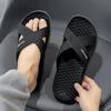 Men's Trendy Solid Color Open-Toe Breathable Slippers Non-Slip Durable EVA Slide Sandals for Outdoor Activities & Casual Comfortable Footwear