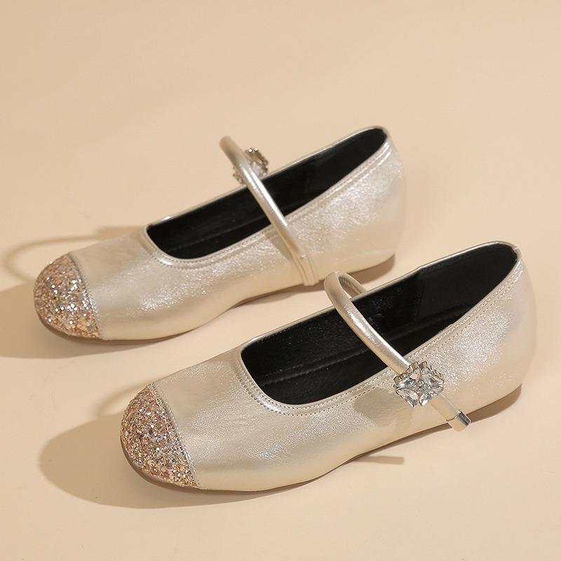 

Retro one-word shallow single shoes women s inner height increase Mary Jane shoes new one-pedal lazy Doudou shoes 40 шампанского