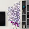 Lotus Wall Sticker Mandala Wall Decal Repositionable