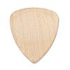 Uxcell Wooden Guitar Extra Thick Maple Grooved for and Bass Light Wood Color Pick, 3.0mm Gauge, Wood, Shape, Electric, Acoustic, Guitars, (1 Piece)