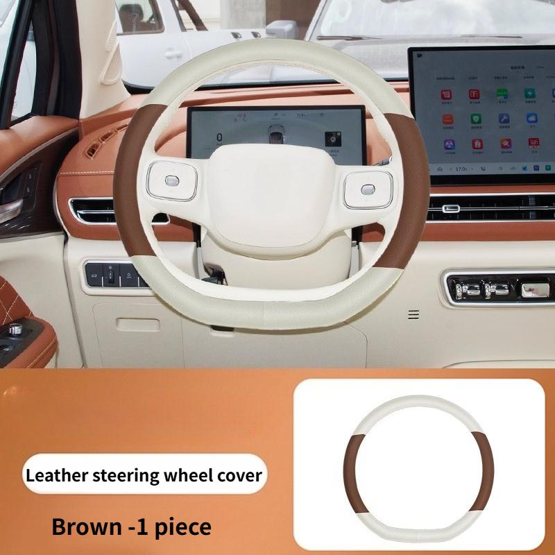 For Gwm Ora 03 Funky Cat 2025 2024 Car Steering Wheel Cover Ultra-thin Breathable Odor-free Leather Universal All Seasons 7HD