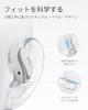 Shokz OpenFit Air Open Ear Headphones, Completely Earphones, Bluetooth5.2, IP54 Water Resistance, Fast Charging, Hands-free Calling, In 2024, White