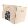 Foldable Pet House with Ice Packs Comfortable Portable Indoor Pet Cave All Season   for Home Travel