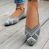 Women's Shoes Flat Pointed Knit Shoes for Spring and Summer