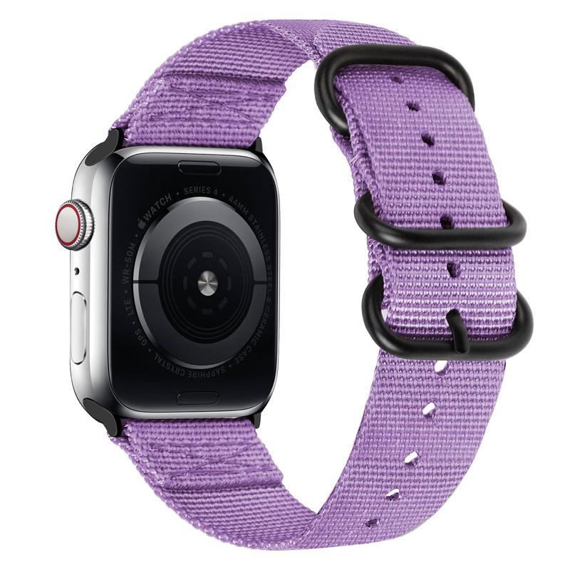 Nylon Strap for Apple Watch Ultra 2/3 49mm Band 46mm 42mm 45mm 41 44 40mm Canvas Bracelet iWatch Series 11 10 9 8 7 6 5 SE Belt