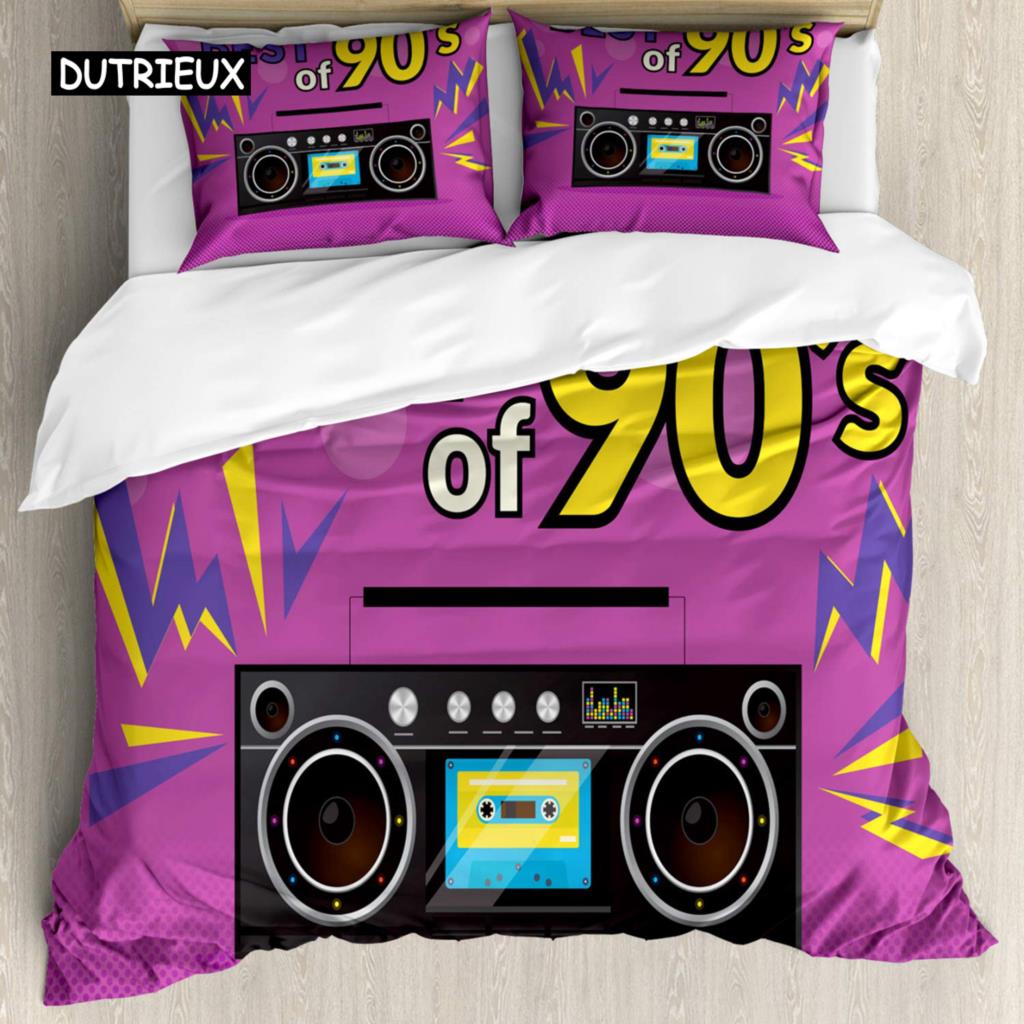 

Comfortable Stylish Pattern Duvet Cover Set With Duvet Cover And Pillowcases King Queen Twin Sizes For All Ages EU single(135x200cm)