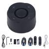 Bike Alarm with Light Wireless Anti Theft Bike Motorcycle Rear Light Alarm Louder Volume Bike Security Alarm System Black