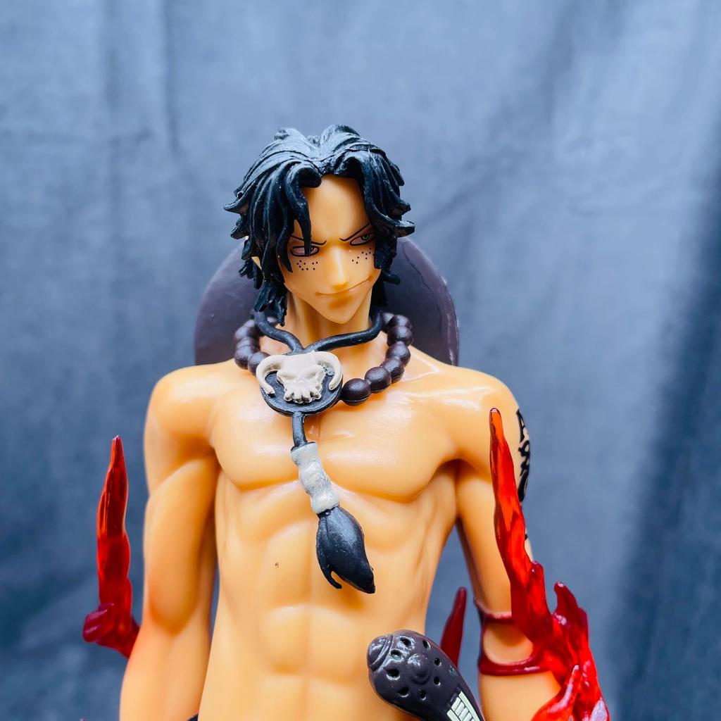 26cm Anime One Piece Fire Fist Portgas D Ace Battle Version Figure Pvc Statue Toys Desktop Decoration Collection Model Gift