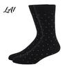 Soft Combed Cotton Footwear Men's Dress Socks Comfortable Crew Sock Solid Striped Plaid Dotted Breathable Business Socks Long Large for