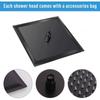 8"/10"/12" Large Rainfall Black Shower Head 304 Stainless Steel Square Rain ShowerHead Full Body Coverage Shower Set