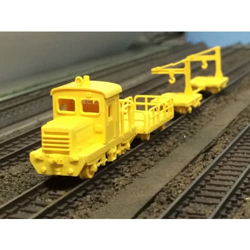 Greenmax N Gauge 2528 Pre-painted Track Maintenance Vehicle (Yellow)