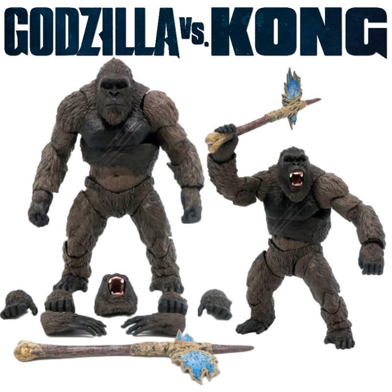 Godzilla Vs. King Kong Toy Action Figure Model 14cm/5.51in Size Black Color