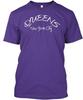 Queens New York City Top Maglietta Fatto negli USA Taglia dalla S alla 5XL