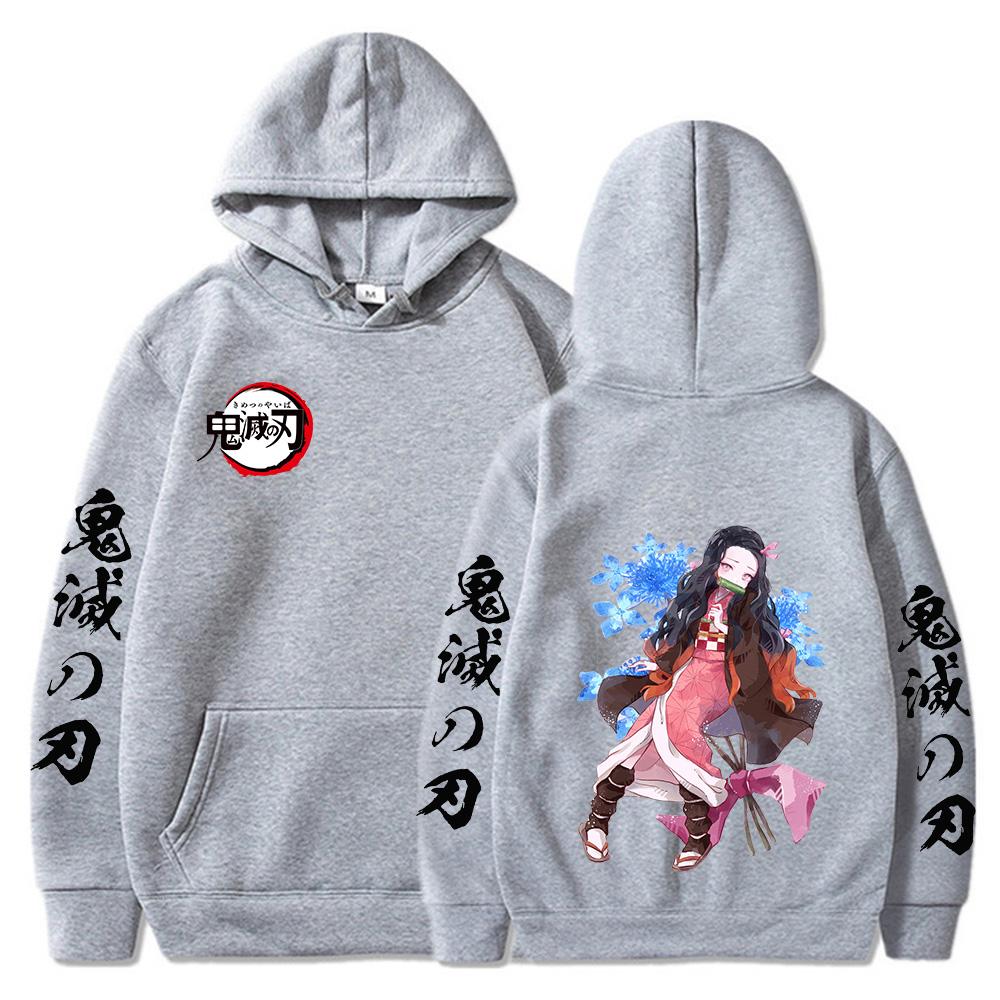 

Demon Slayer Kamado Nezuko Cosply Hoodie Women Casual Streetwear Sweatshrit Kimetsu No Yaiba Boys Girls Hoody Pullover Hoodies 3XL