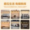 Ultra-Thin LED Cat's Eye Motion Sensor Lamp - Rechargeable & Self-Adhesive for Wardrobe or Wine Cabinet