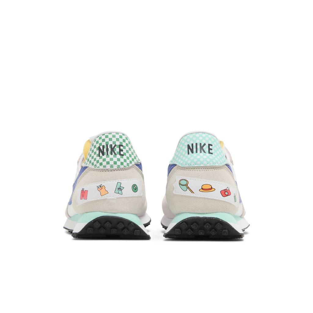 Nike Waffle Trainer 2 BG 'Scrapbook' (Unisex) White / White / Chile Red / Game Royal Kids' Casual Shoes DM7213 141