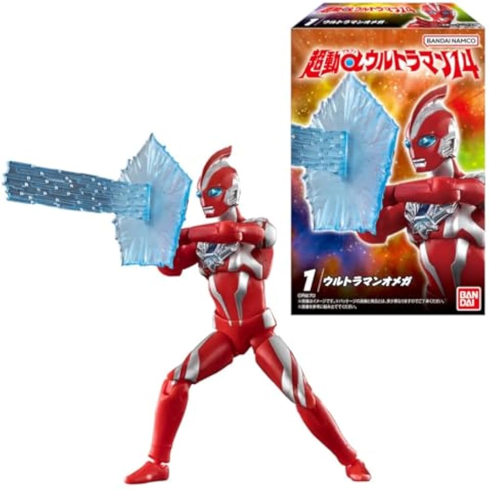 Super Action Alpha Ultraman 14 10 Pack Box (Food Toy)