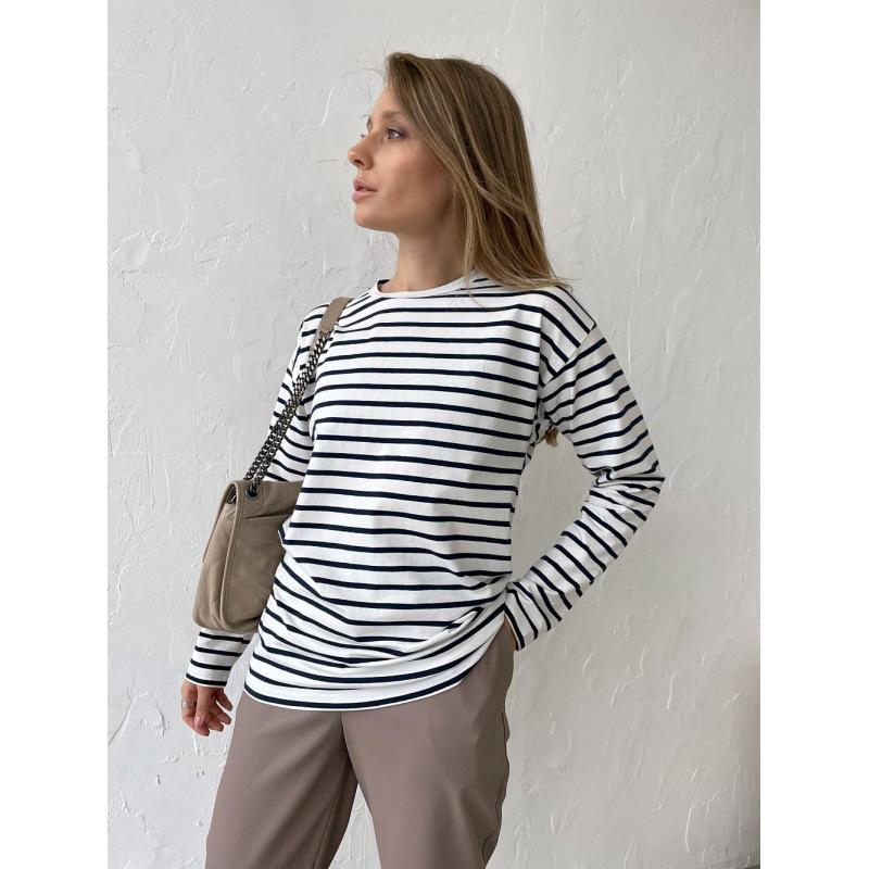 

Женские свитера с V-образным вырезом, рубашки с длинным рукавом, осенние наряды, модная зимняя одежда, боковой разрез XL чёрный