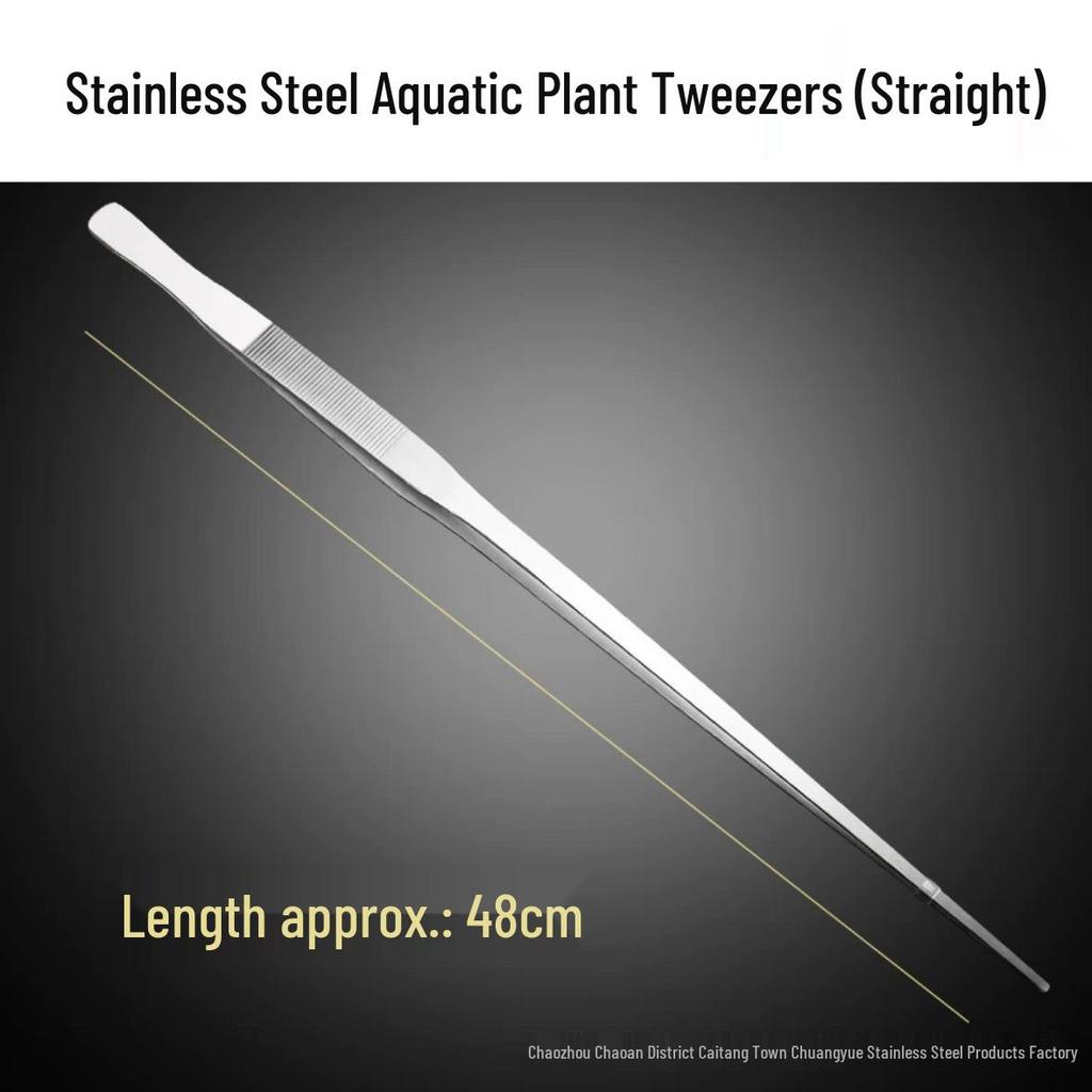 Stainless Steel 304 Non-Slip Toothed Tweezers for Succulents