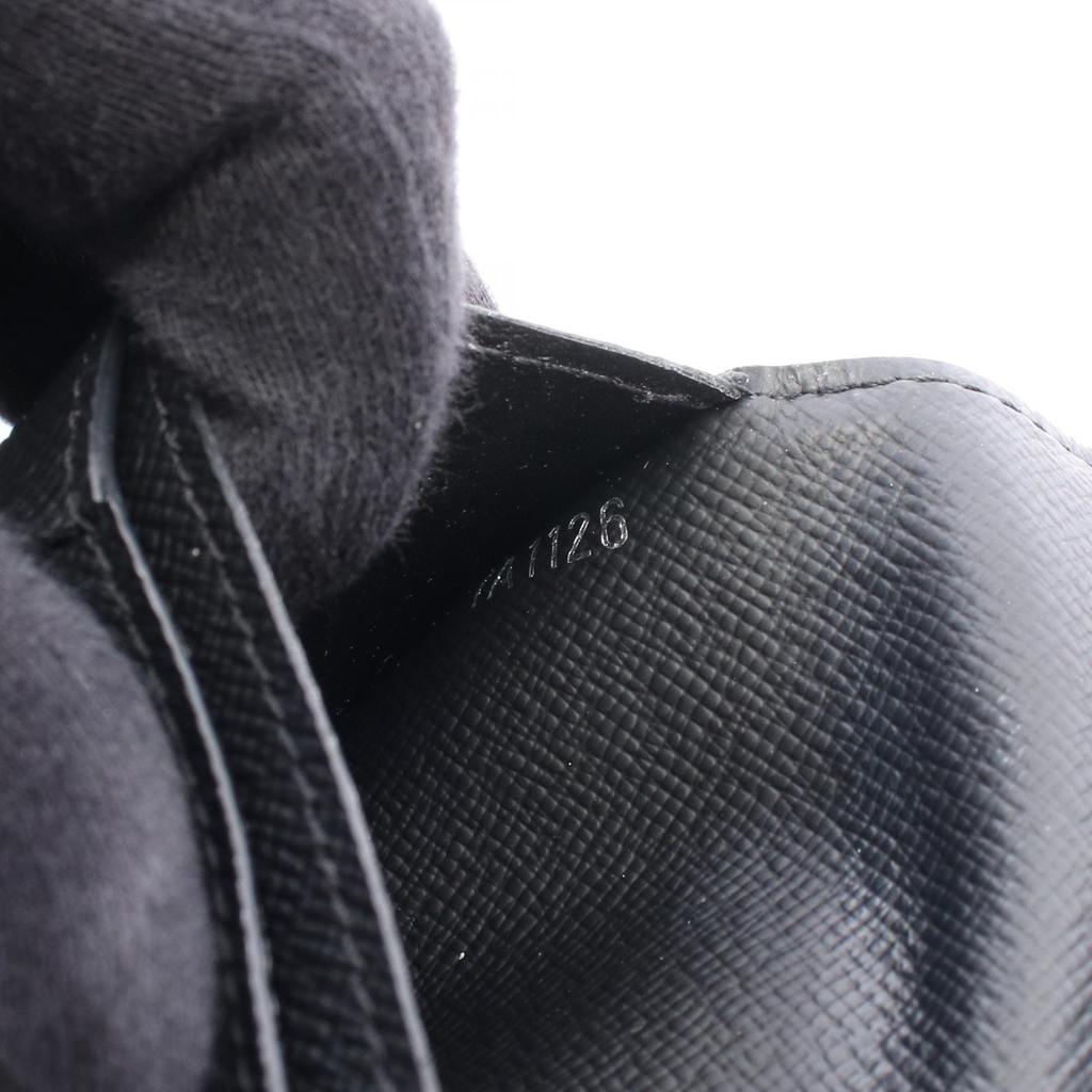 Used LOUIS VUITTON Portefeuille Brazza Damier Graphite Bifoldpurse N62665 Leather PVC Black Used Mens