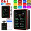 Tuya WiFi 15 In 1 Air Quality Monitor APP Control Portable CO CO2 HCHO TVOC AQI PM0.3 PM2.5 PM10 Tester Carbon Dioxide Detector