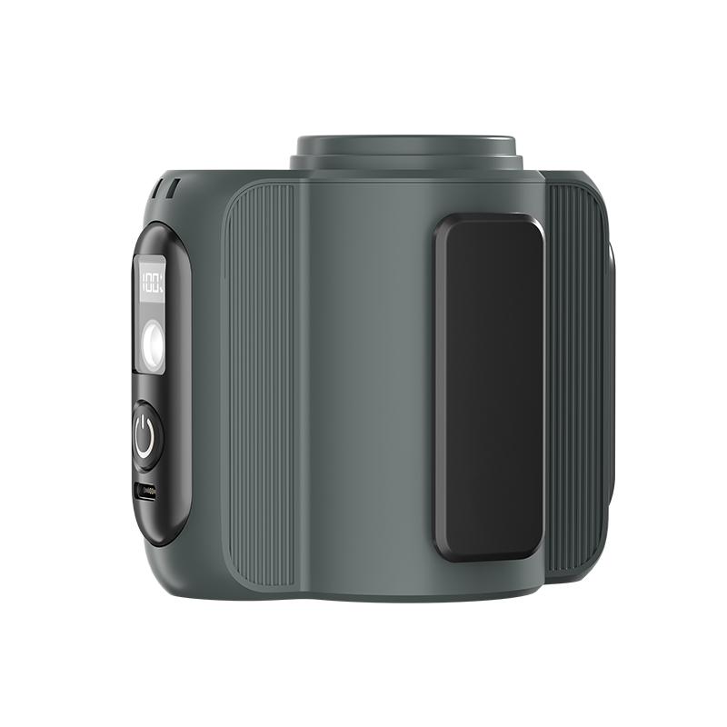 

Портативный вентилятор перезаряжаемый 100 скоростей 6600 об/мин сильный воздушный поток персональный поясной вентилятор носимый вентилятор на ремень темно-зеленого