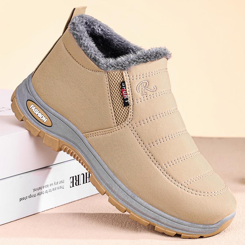 Fashion Women Snow Boots Leisure Round Toe Couples Sneakers Winter Warm Ankle Boots Women Thickened Fluff Lined Cotton Shoes for Women