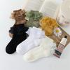 2-9Y Baby Spring Lace Ruffle Socks Children Cotton Autumn Girls Dance Socks Cute Toddler Socks Princess Style Baby Accessories