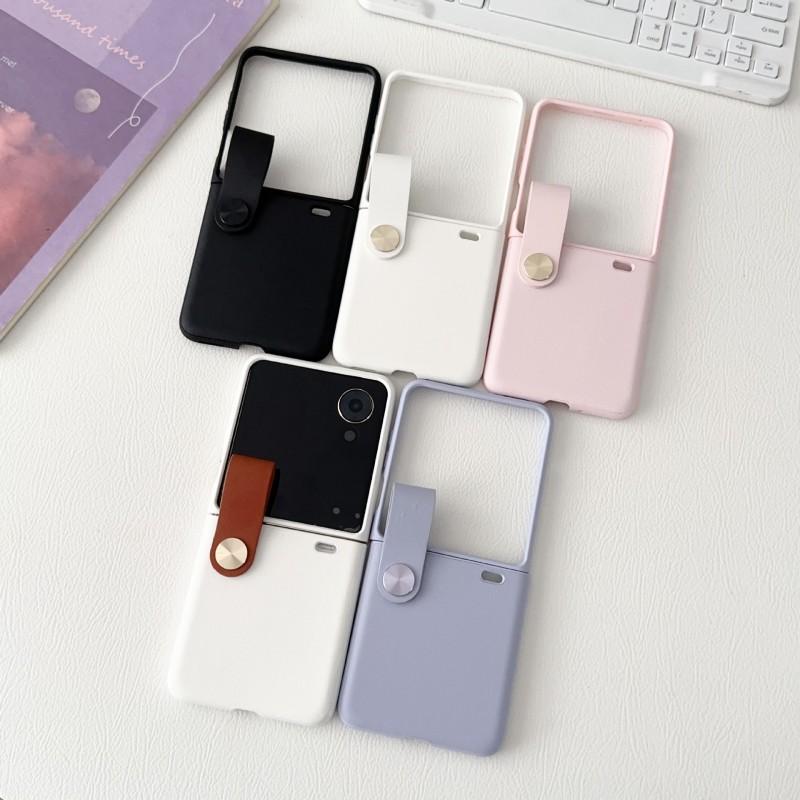 Slim PU Leather Flip Phone Case With Wrist Strap OPPO N3 N2 Vivo X - Shockproof Stylish Foldable Cover