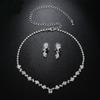 Earring Crystal Necklace Earrings Set Wedding Accessories Jewelry Set Bridal Jewelry Bridal Set