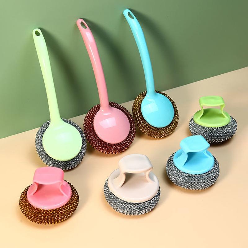 Kuchyňské kartáče na čištění domácích mazlíčků Domácnost Mycí miska Hrnec Kartáč na nádobí Odnímatelný Nepřilnavý Olej Odstraňování nečistot Univerzální Domácí Denní