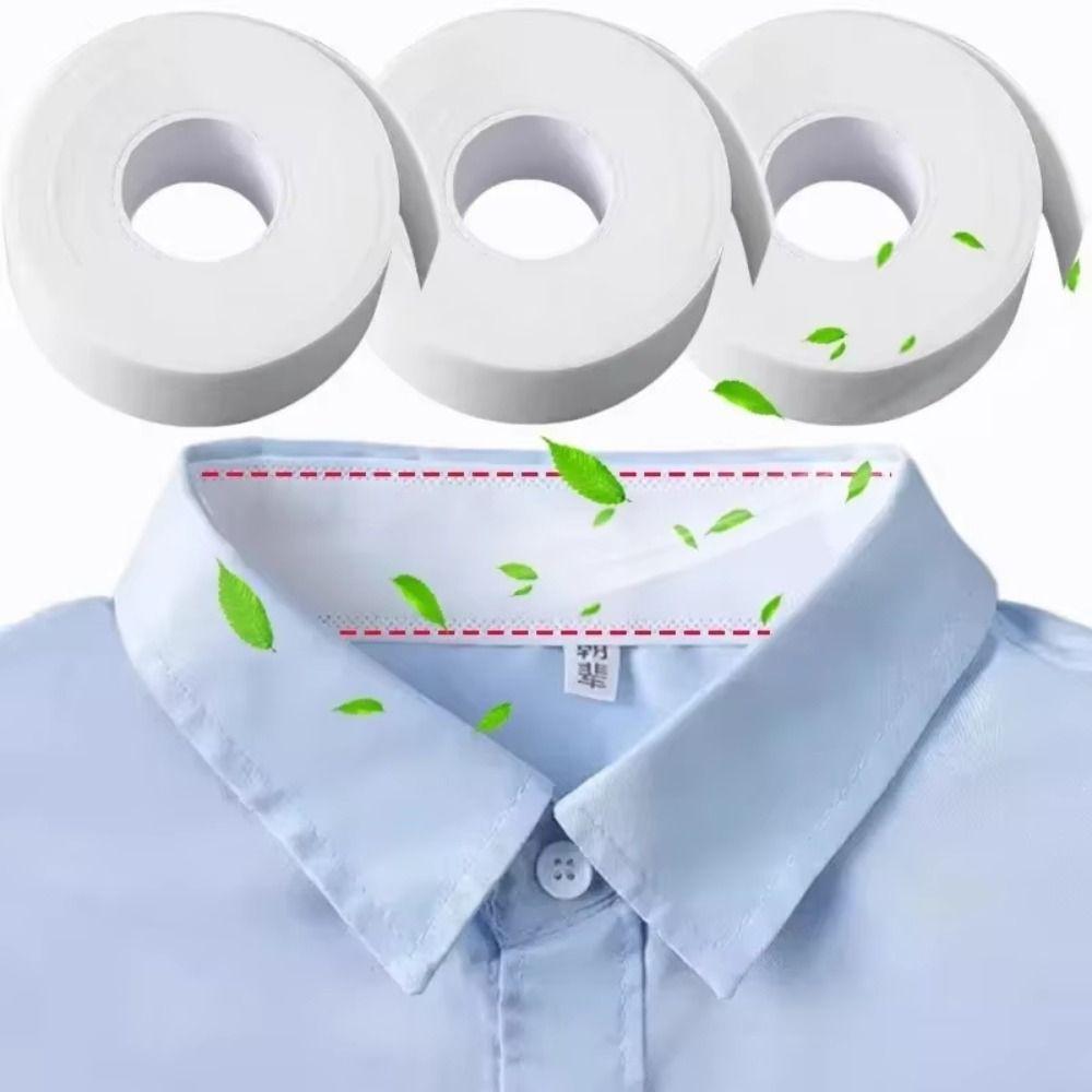 8/80M Límec Proti špinavému Znečištění Samolepicí Manžeta Fixační Páska pro Límec Košile Podšívku Klobouku
