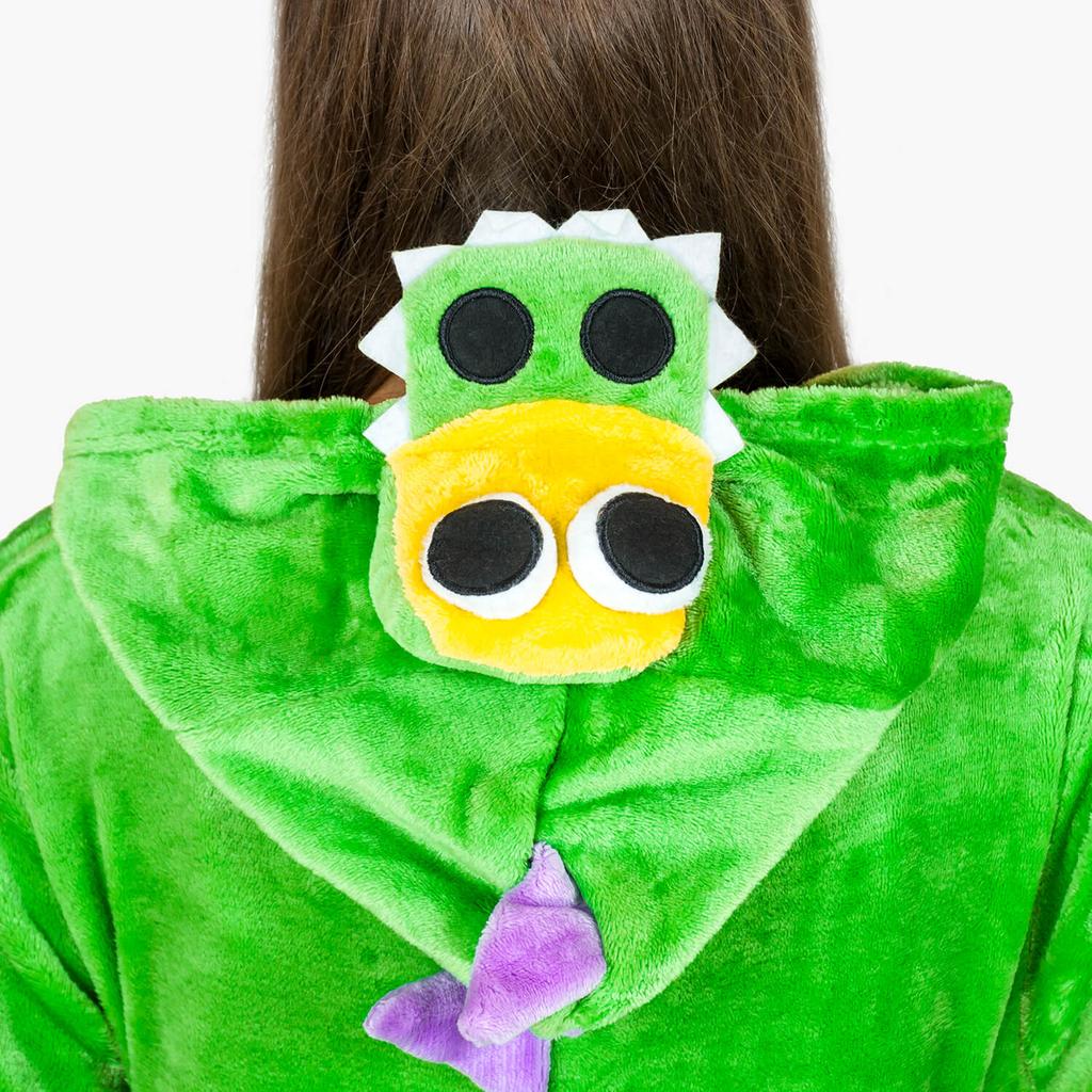 Dámské kigurumi pyžamo overal krokodýl teplý jednodílný kostým XL Onesie Kostým A105 - L