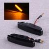 2Pcs Dynamic LED Side Marker Smoked Turn Signal Light Lamp 12V 30W Fit for BMW E39 5-Series 1995-2003