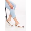 Women's Genuine Leather Anatomical Sole Casual Sabo Slippers