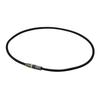 Phiten RAKUWA Magnetic Titanium Necklace BULLET Black Metallic 50cm Men Women Managed Medical Device Neck Pain Shoulder Relief Blood Circulation Daily