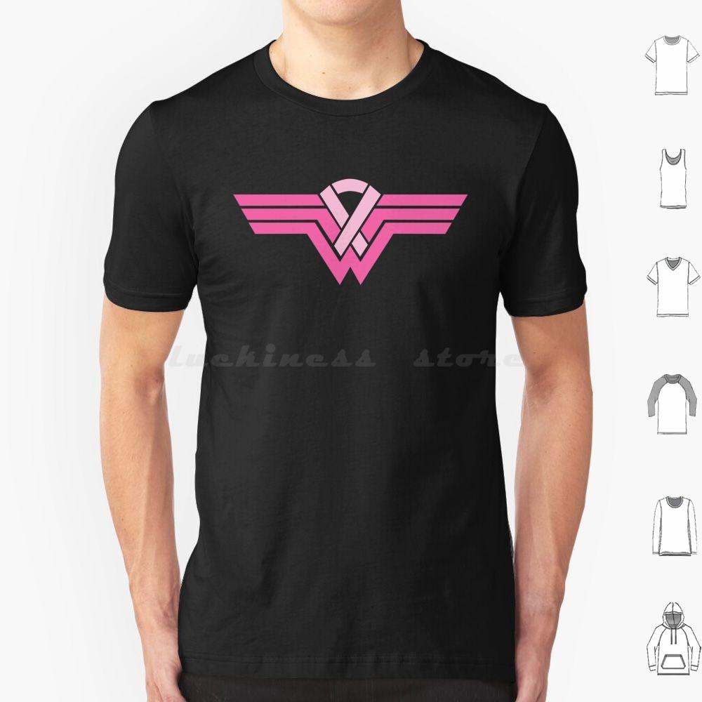 Superhero RibbonBreast Cancer Awareness T Shirt Big Size 100 Cotton Breast Cancer Survivor Breast Cancer Awareness Pink S