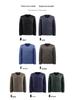 Men's Lightweight Collarless Down Jacket - Autumn/Winter, Plus Size Round Neck White Duck Coat