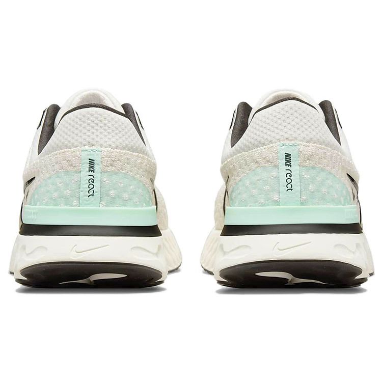 Nike React Infinity Run Flyknit 3 Phantom Black Mint Men Sneakers Cream Light-Bone Sail DH5392-004