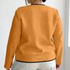 Chaqueta de Polar de Manga Larga Casual de Moda para Mujer Tallas Grandes de Color
