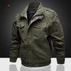 New Autumn and Winter Men's Jacket Casual Jacket Pure Cotton Tooling Large Size Men's Clothing