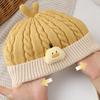 Breathable Toddler's Plush Knitted Hat 6-36 Months Kids Ear Protection Hat  Winter Season