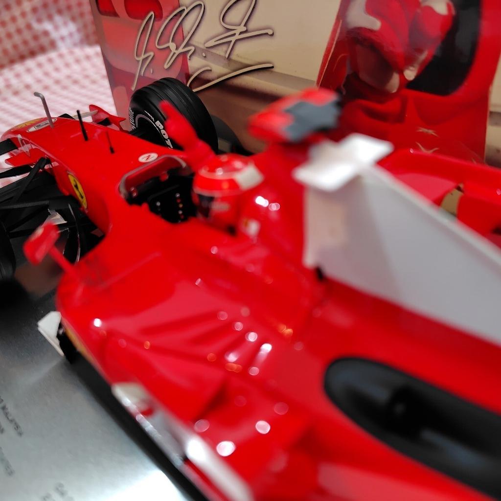 Hot Wheels Ferrari 248F1 Michael 66th Pole Position Commemorative Model Production of 6666 Mint Condition 1/18 - Schumacher's (Limited Units)