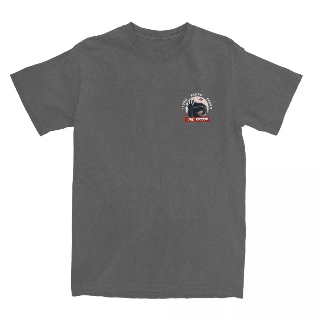 Pedro Dancing Racoon Meme T-Shirt Summer Funny T Shirts Cotton Leisure Tee Shirt For Men Short Sleeve Custom DIY Tops