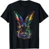 Rabbit Animal Art Colourful Artwork R T-Shirt