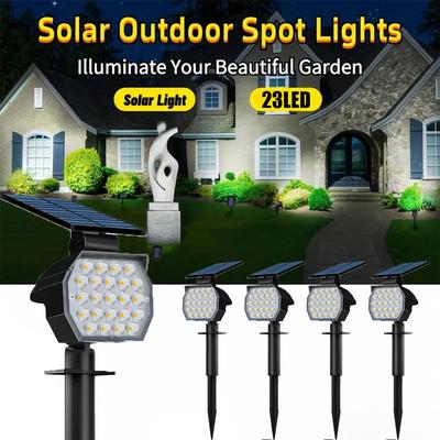 Solar Outdoor Landscape Lawn Lamp Led Waterproof Garden Floor Lamp Household Villa Garden Floor Plug Wiring Free