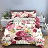 Floral Bedding Set For Home Decor Exquisite Three-Piece Bedding Set Gift For Kids And Adults