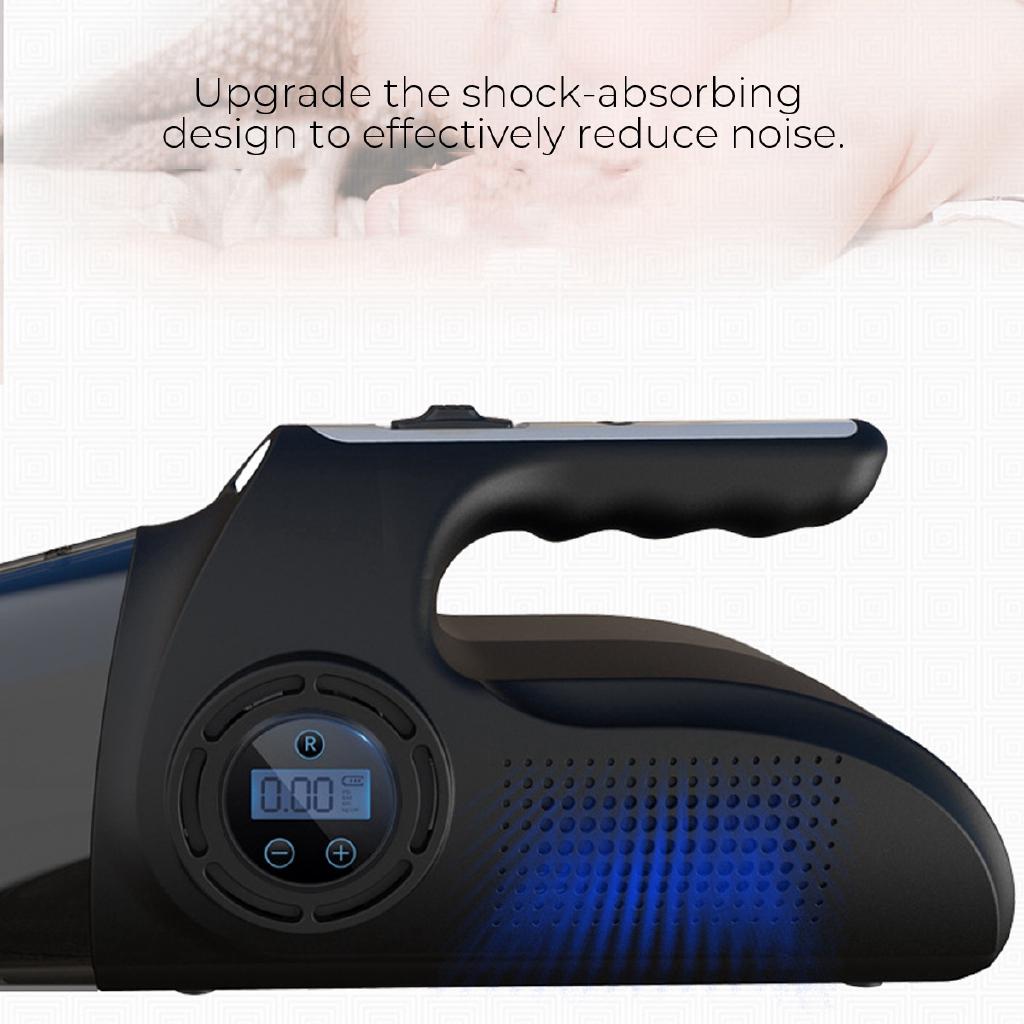 120W Automobile Car Vacuum cleaner Vacuuming Auto Portable Handheld Vacuum Cleaner Wet Dry Tire Inflator Pump Pressure Gauge 4-In-1