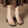 H368-6 Candy color ZA transparent high-heeled slippers women's silver summer sandals transparent crystal heel outer shoes women