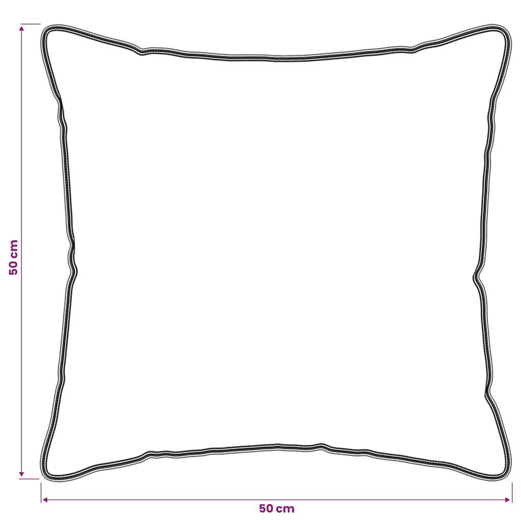 White Pillow 50 X 50 Cm Bamboo Fiber